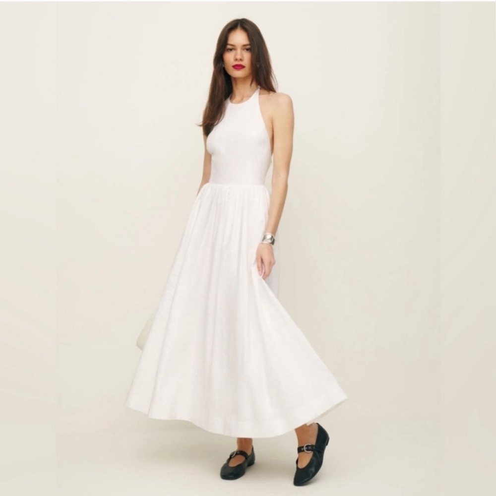 NWT reformation percy linen dress sz 8
